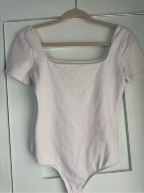 Express White Scoop Neck Women’s Bodysuit
